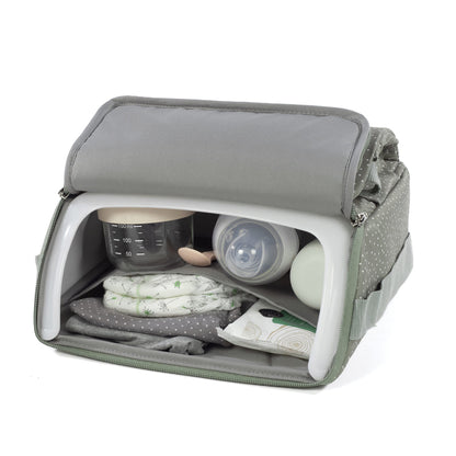 Trona portátil Poppy Musgo - Walking Mum