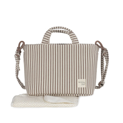 Bolso canastilla Praliné Rayas Moka - Walking Mum
