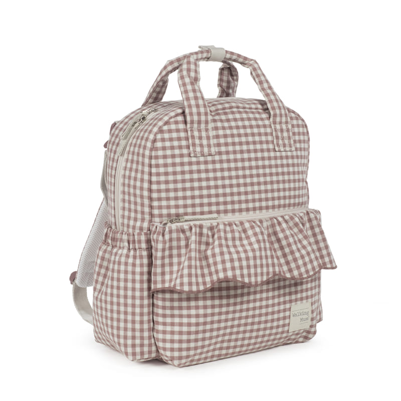 Mochila Praliné Vichy Moka - Walking Mum