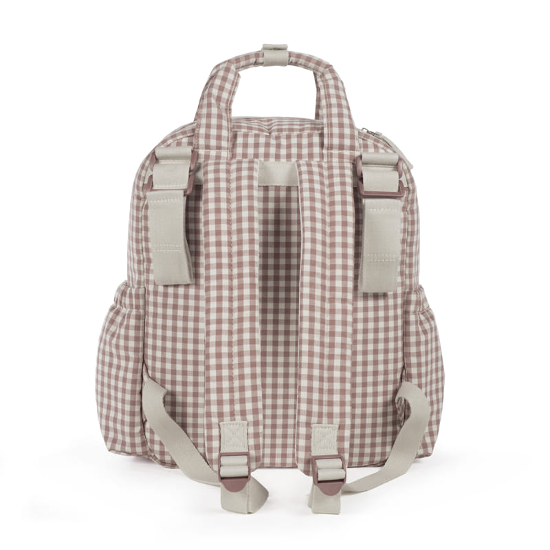 Mochila Praliné Vichy Moka - Walking Mum