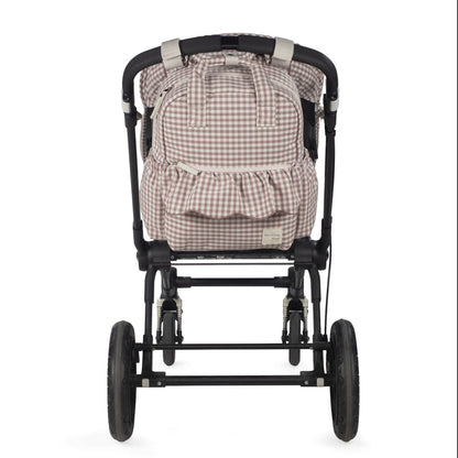 Mochila Praliné Vichy Moka - Walking Mum