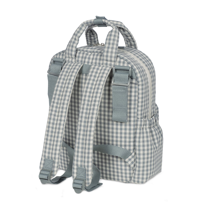 Mochila Praliné Vichy Matcha - Walking Mum