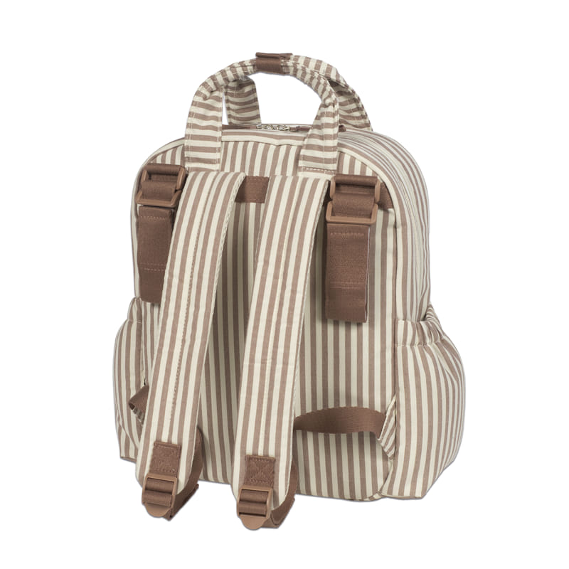Mochila Praliné Rayas Moka - Walking Mum