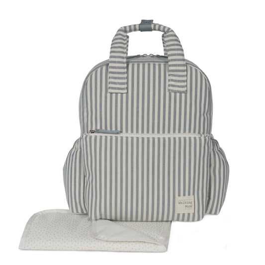 Mochila Praliné Rayas Matcha - Walking Mum