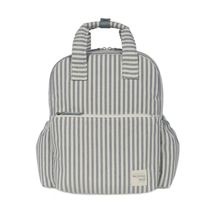 Mochila Praliné Rayas Matcha - Walking Mum