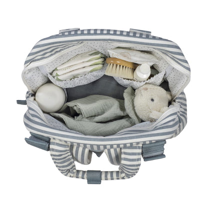 Mochila Praliné Rayas Matcha - Walking Mum