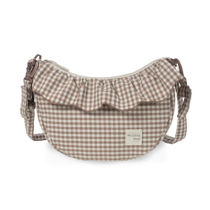 Bolso Crossbody Góndola Praliné Vichy Moka - Walking Mum