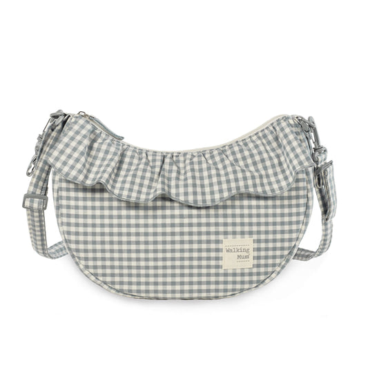 Bolso Crossbody Góndola Praliné Vichy Matcha - Walking Mum