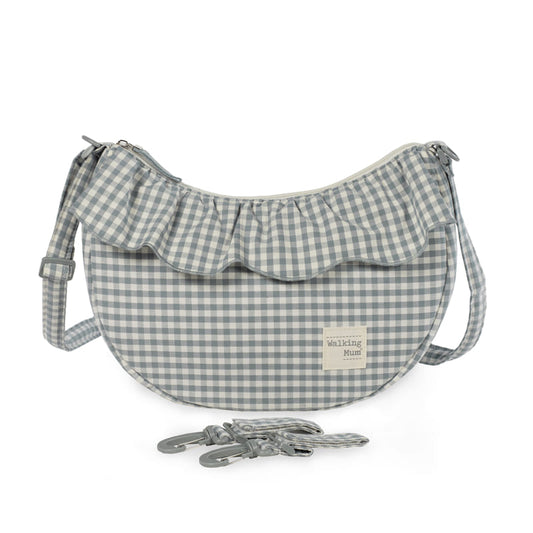Bolso Crossbody Góndola Praliné Vichy Matcha - Walking Mum