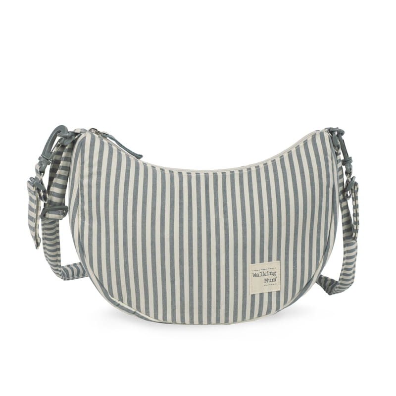 Bolso Crossbody Góndola Praliné Rayas Matcha - Walking Mum