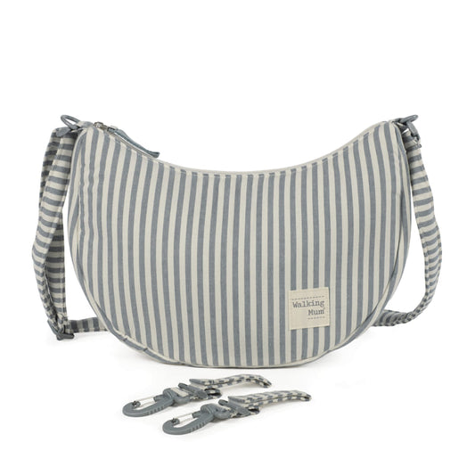 Bolso Crossbody Góndola Praliné Rayas Matcha - Walking Mum