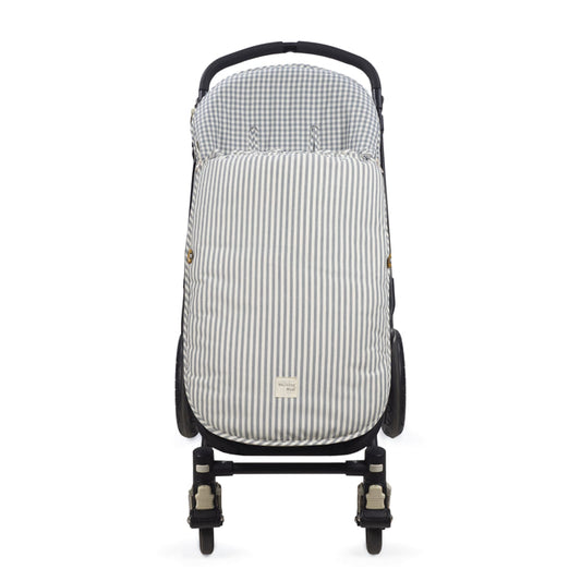 Saco silla entretiempo Praliné Vichy/Rayas Matcha TOG 2,5 - Walking Mum