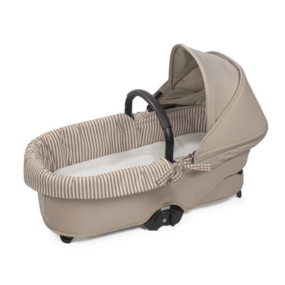 Cubre Cuco Dual + funda colchón Praliné Vichy Moka - Walking Mum