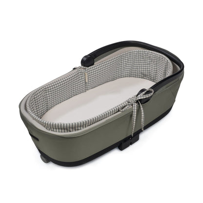 Cubre Cuco Varillas + funda colchón Praliné Vichy Matcha - Walking Mum