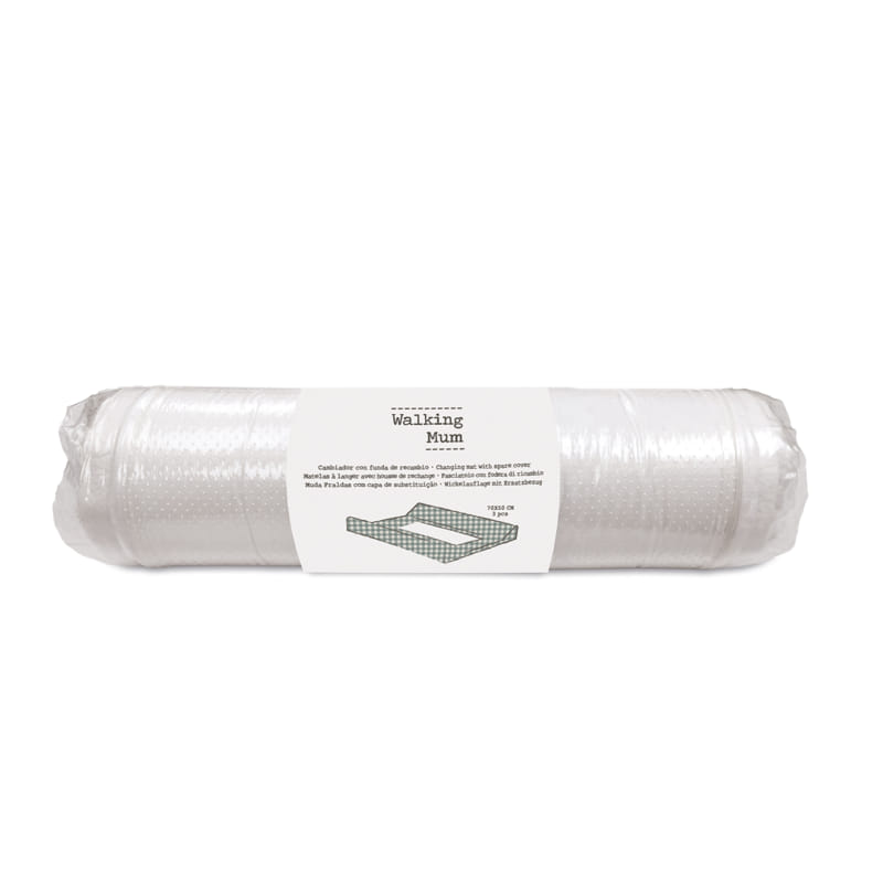 Cambiador Home Praliné Vichy Matcha - Walking Mum
