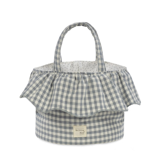Cesta organizadora Praliné Vichy Matcha - Walking Mum