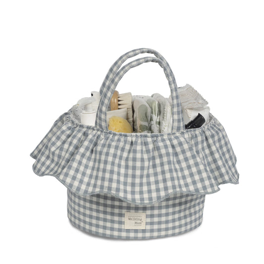 Cesta organizadora Praliné Vichy Matcha - Walking Mum