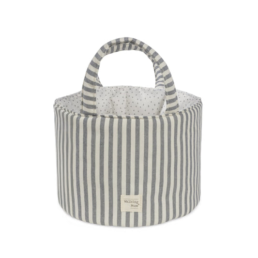 Cesta organizadora Praliné Rayas Matcha - Walking Mum