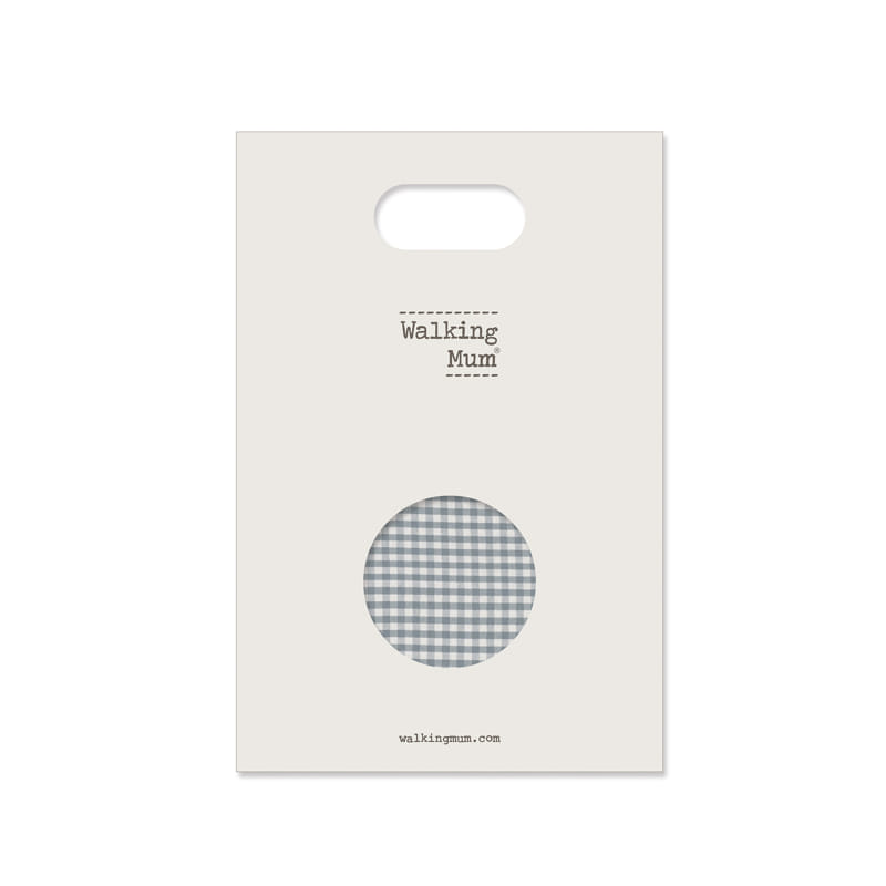 Colchoneta Auto Praliné Vichy Matcha - Walking Mum
