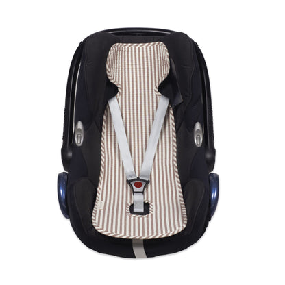 Colchoneta Auto Praliné Rayas Moka - Walking Mum