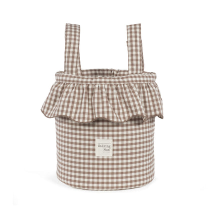 Bolso bucket Praliné Vichy Moka - Walking Mum