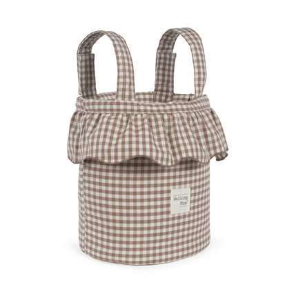 Bolso bucket Praliné Vichy Moka - Walking Mum