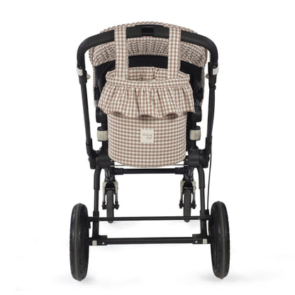Bolso bucket Praliné Vichy Moka - Walking Mum