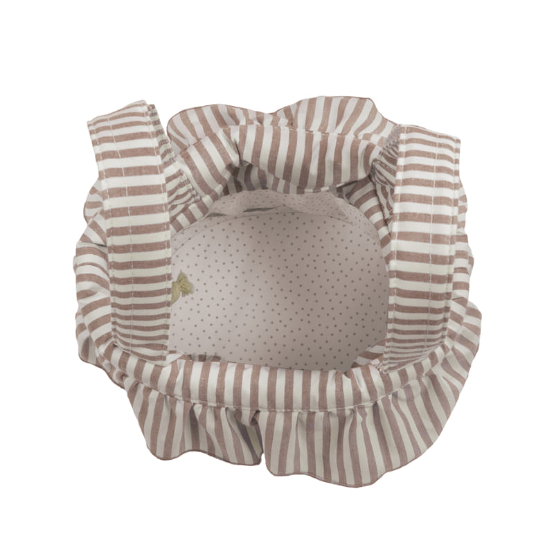 Bolso bucket Praliné Rayas Moka - Walking Mum