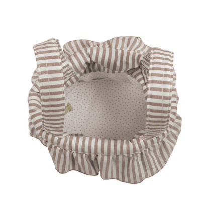 Bolso bucket Praliné Rayas Moka - Walking Mum
