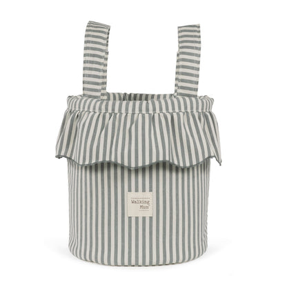 Bolso bucket Praliné Rayas Matcha - Walking Mum