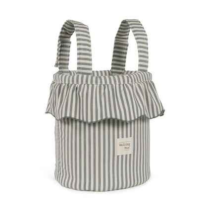 Bolso bucket Praliné Rayas Matcha - Walking Mum