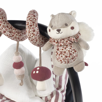 Espiral Ardilla Cherry Flores - Pasito a Pasito