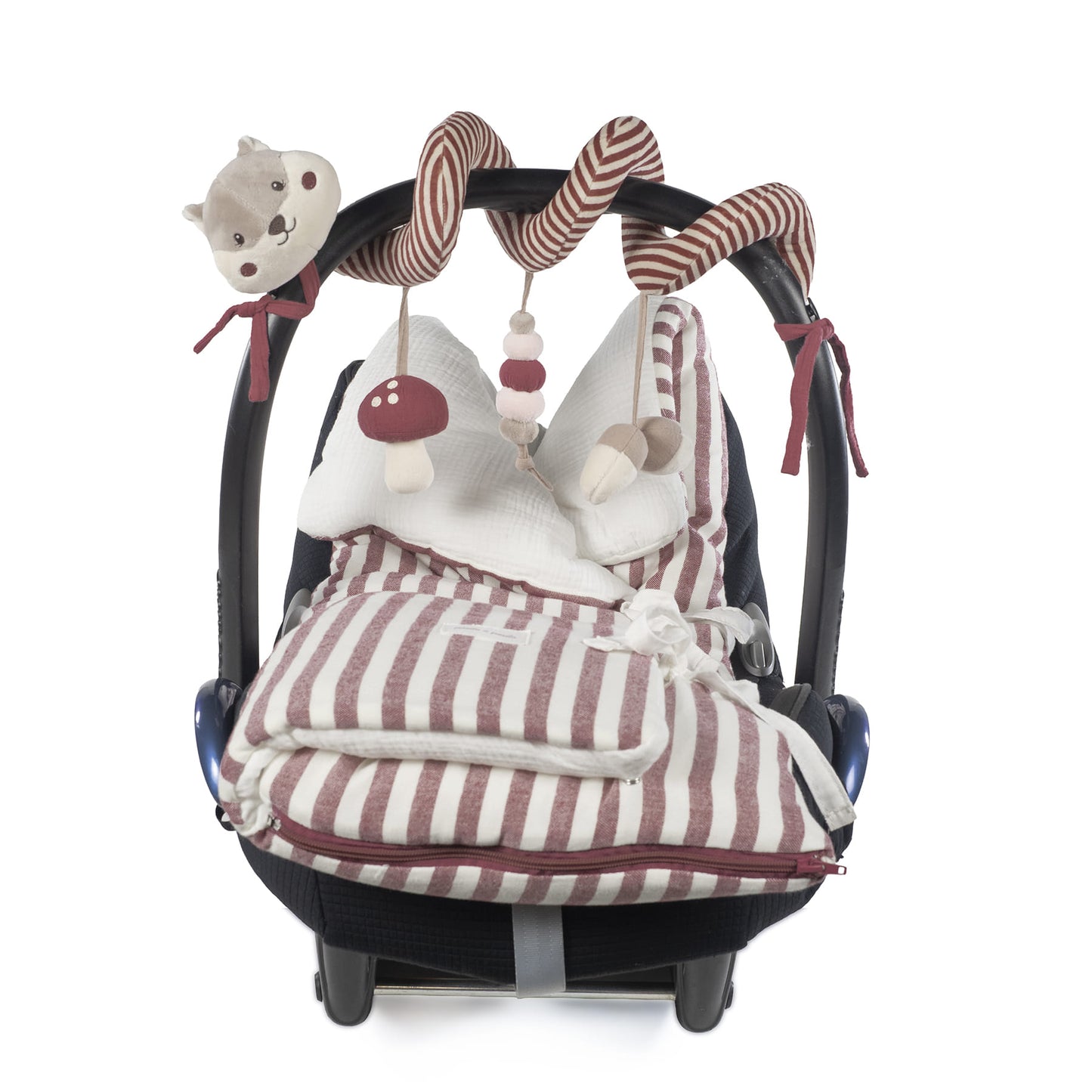 Espiral Ardilla Cherry Rayas - Pasito a Pasito