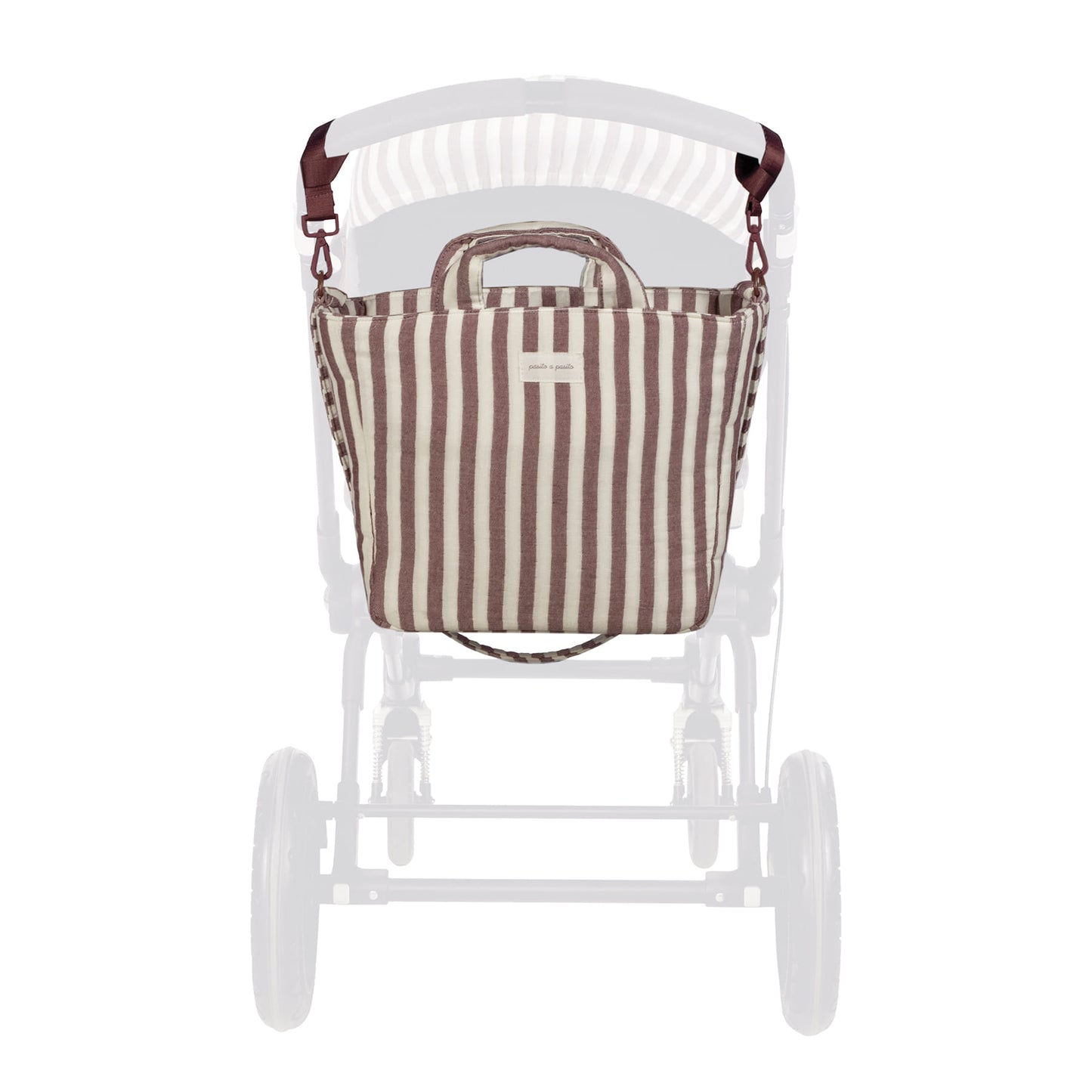 Bolsa Canastilla Cherry Rayas - Pasito a Pasito