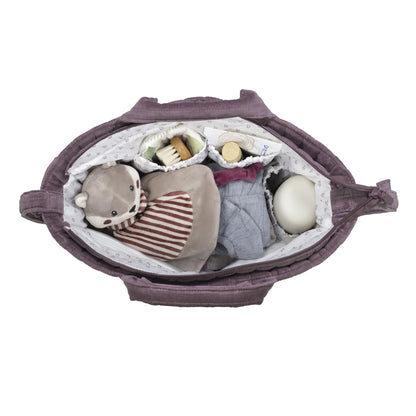 Bolsa Canastilla Cherry Velvet - Pasito a Pasito