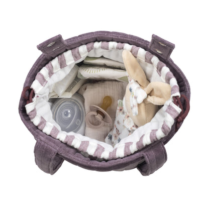 Bolsa Bucket Cherry Velvet - Pasito a Pasito