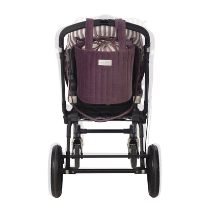 Bolsa Bucket Cherry Velvet - Pasito a Pasito