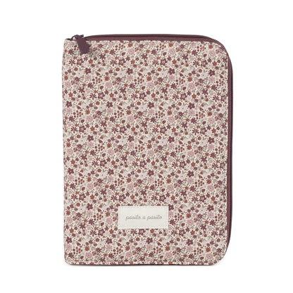 Libro nacimiento portadocumentos Cherry flores - Pasito a Pasito