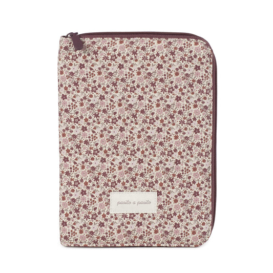 Libro nacimiento portadocumentos Cherry flores - Pasito a Pasito