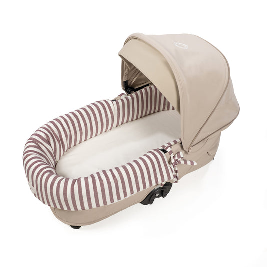 Cubre cuco + sabana cuco Cherry Rayas - Pasito a Pasito