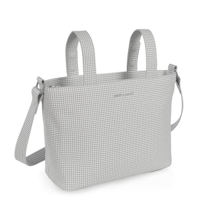 Bolsa Crossbody Piel Little Bloom Vichy Gris - Pasito a Pasito