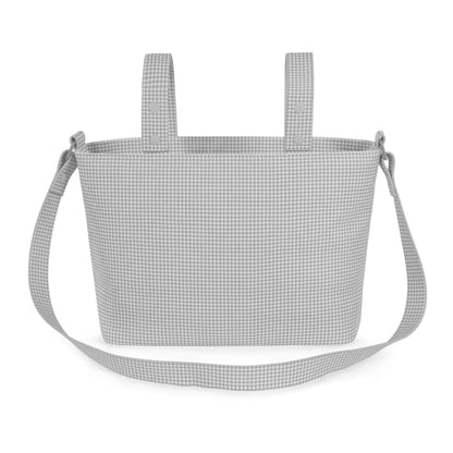 Bolsa Crossbody Piel Little Bloom Vichy Gris - Pasito a Pasito