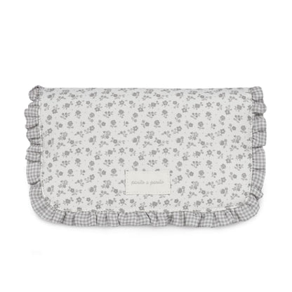 Cambiador Little Bloom Flor Gris - Pasito a Pasito