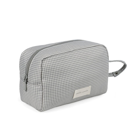 Neceser Little Bloom Vichy Gris - Pasito a Pasito
