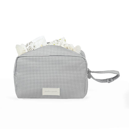 Neceser Little Bloom Vichy Gris - Pasito a Pasito