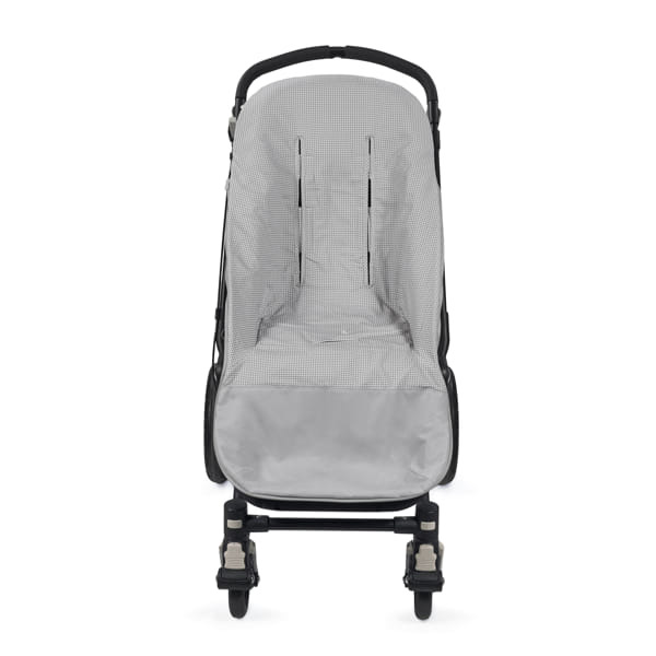 Saco silla entretiempo Little Bloom Vichy Gris - Pasito a Pasito