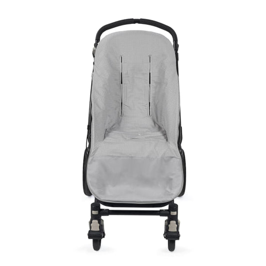 Saco silla entretiempo Little Bloom Vichy Gris - Pasito a Pasito