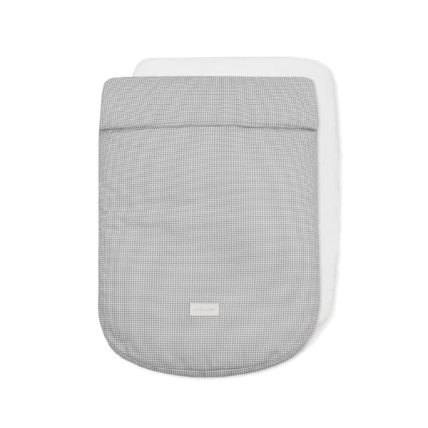 Saco silla entretiempo Little Bloom Vichy Gris - Pasito a Pasito