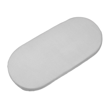 Sabana Ajustable Cuco + Muselina Little Bloom Vichy Gris - Pasito a Pasito