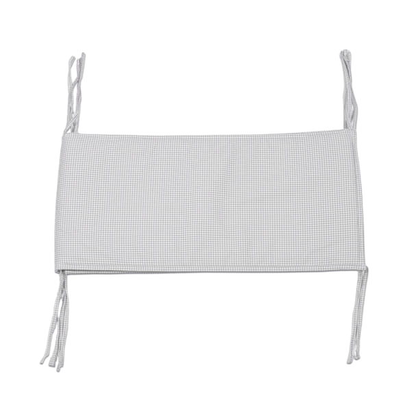Protector de cuna 120x60 Little Blom Vichy Gris - Pasito a Pasito